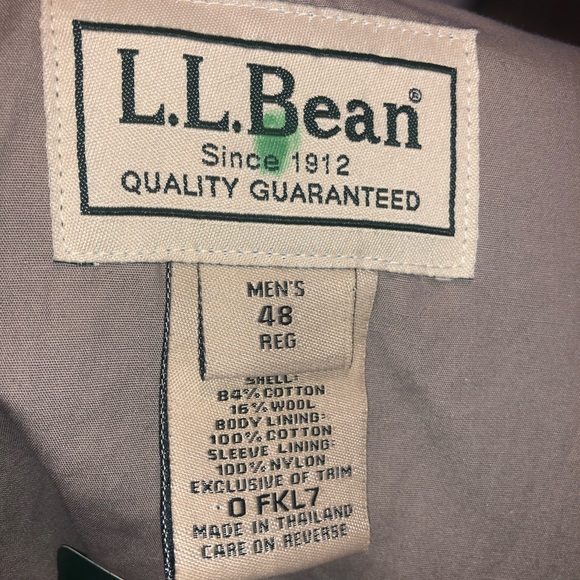 Ll Bean mens corduroy dress jacket NWT size 48 - Picture 8 of 10